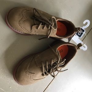 Brand new little boy brown oxfords